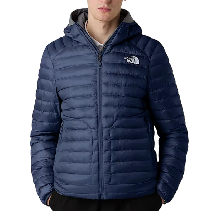 The North Face - Doudoune À Capuche Huila - Marine- Blanc