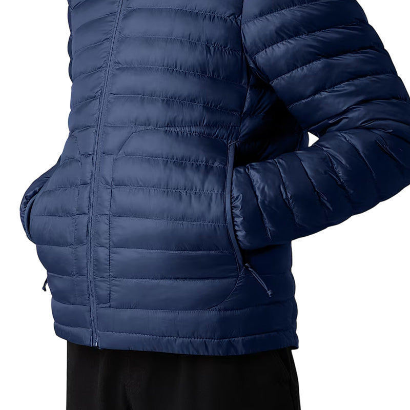 The North Face - Doudoune À Capuche Huila - Marine- Blanc