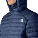 The North Face - Doudoune À Capuche Huila - Marine- Blanc
