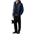 The North Face - Doudoune À Capuche Huila - Marine- Blanc