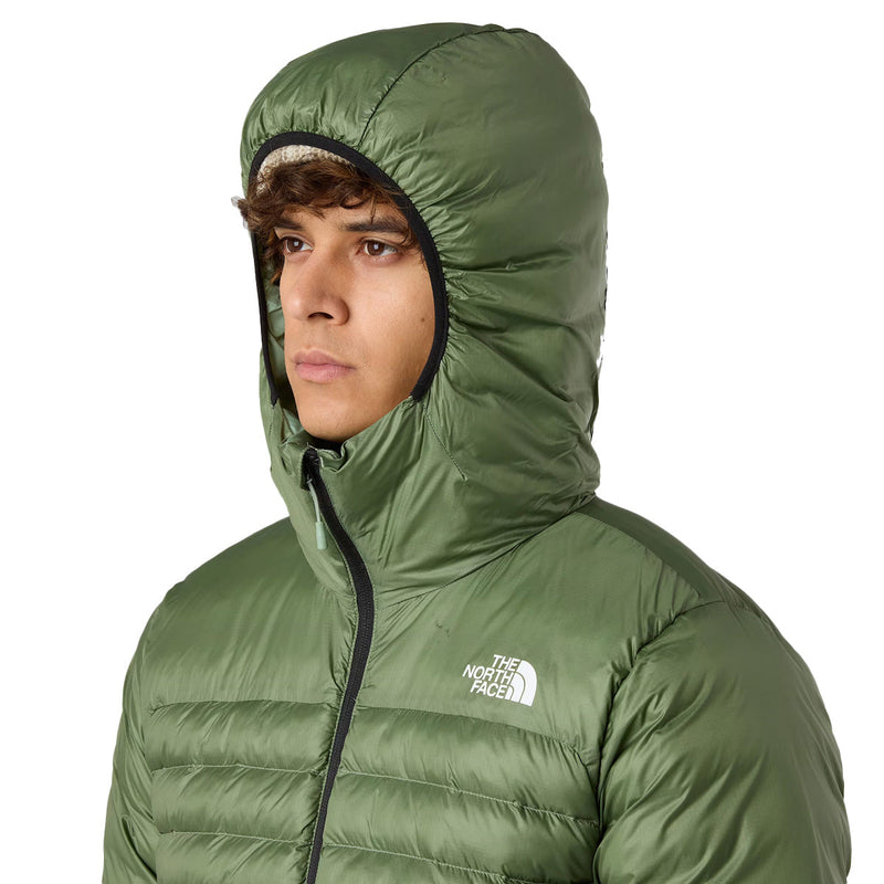 The North Face - Doudoune Légère À Capuche M Terra Peak - Kaki Blanc