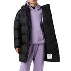 The North Face - Parka À Capuche Nuptse - Noir Blanc