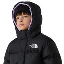 The North Face - Parka À Capuche Nuptse - Noir Blanc