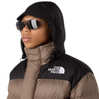 The North Face - Chaqueta de plumas con capucha Limbara - Marrón/Negro