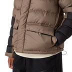 The North Face - Chaqueta de plumas con capucha Limbara - Marrón/Negro