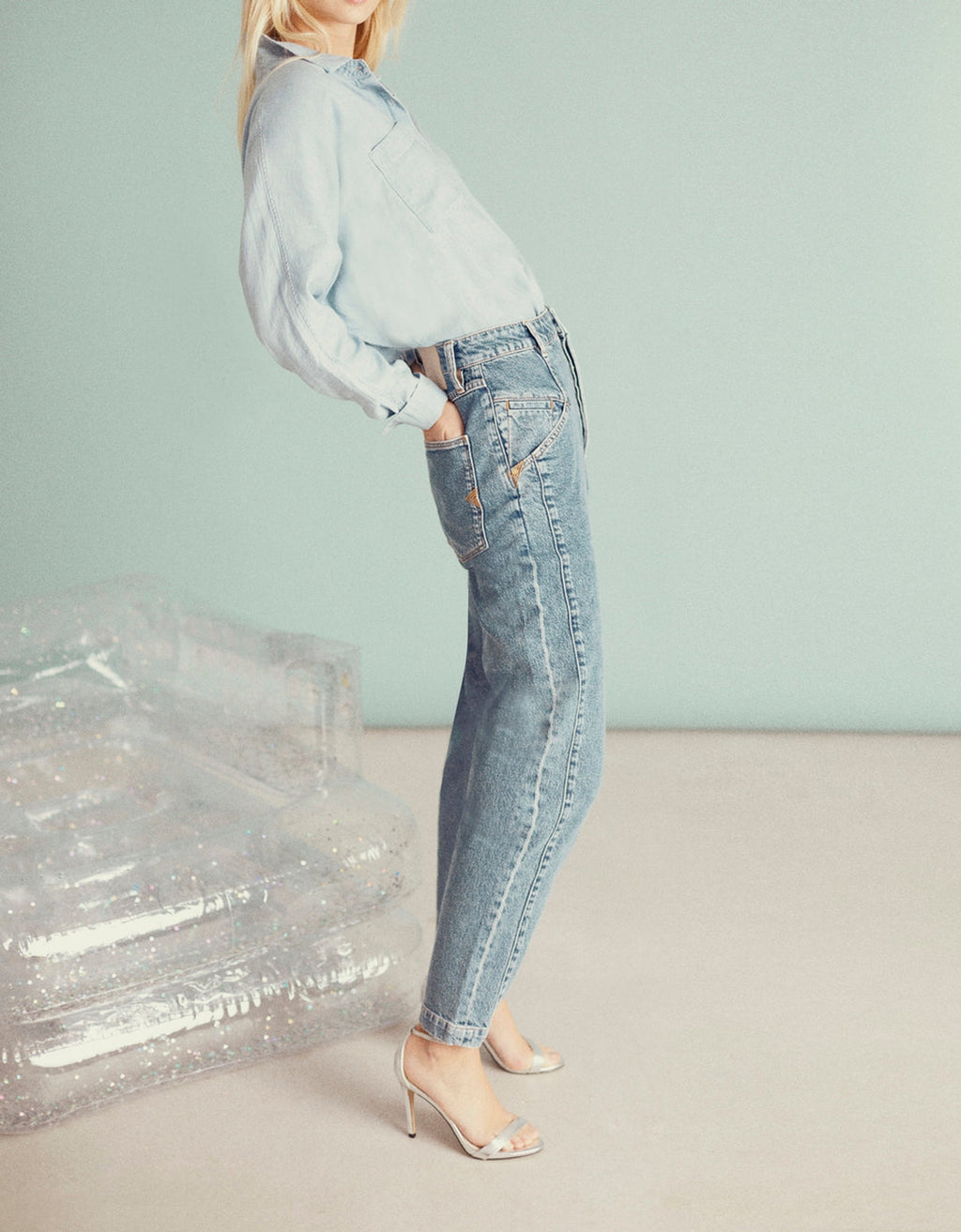 Highwaist Nicola Jeans - Denim V-439 - Women