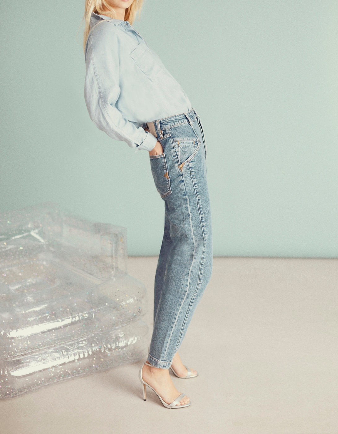 Highwaist Nicola Jeans - Denim V-439 - Women