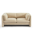 Nikki - Sofá 2 Plazas - Terciopelo Texturizado - Beige