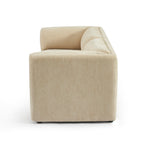 Nikki - Sofá 2 Plazas - Terciopelo Texturizado - Beige