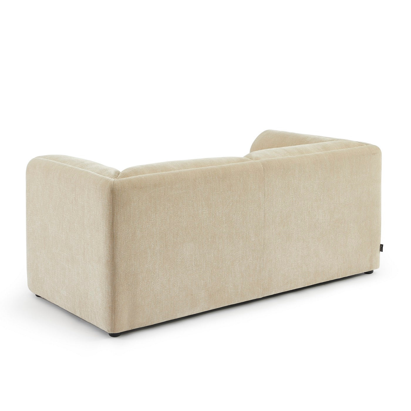 Nikki - Sofá 2 Plazas - Terciopelo Texturizado - Beige
