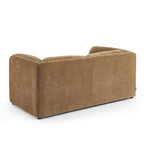 Nikki - 2-Seater Sofa - Textured Velvet - Brown