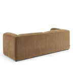 Nikki - 3-Seater Sofa - Textured Velvet - Brown
