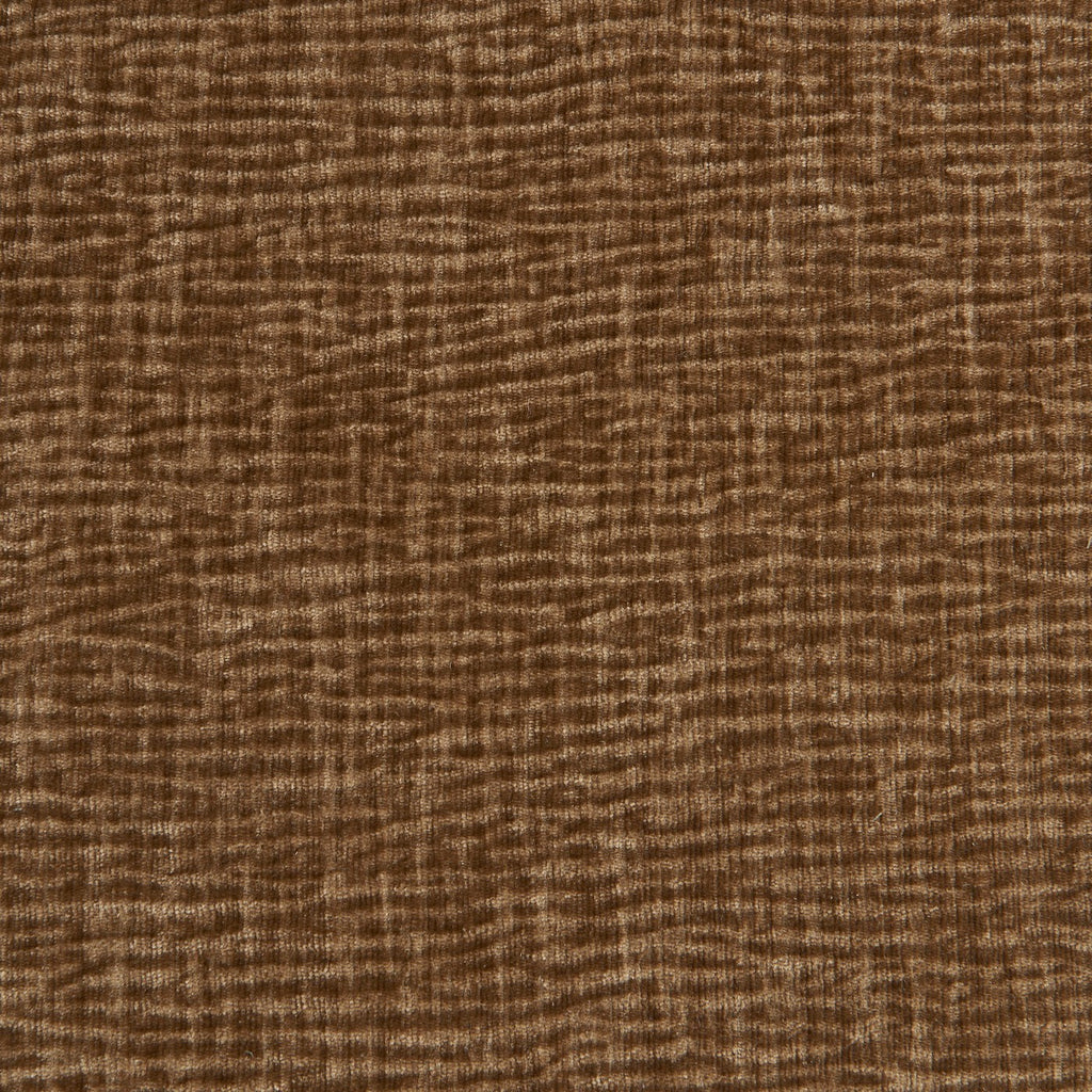 Nikki - 3-Seater Sofa - Textured Velvet - Brown