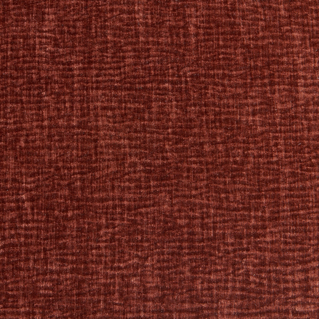 Nikki - 3-Seater Sofa - Textured Velvet - Terracotta