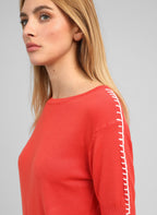 Pull Nikoli Coquelicot