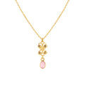 Collier Farah - Or & Quartz Rose