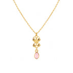 Collier Farah - Or & Quartz Rose