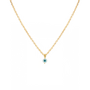 Collier Eye Pendant  - Or / Blanc