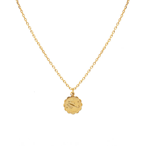 Collier Astromania Scorpion - Or