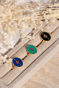 Bague Indie Verte - Or & Vert