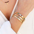 Jonc Eternity Trio Gold & Opal - Or / Gold & Opal