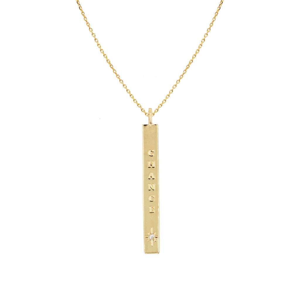 Collier Chance 48 - Or & Blanc