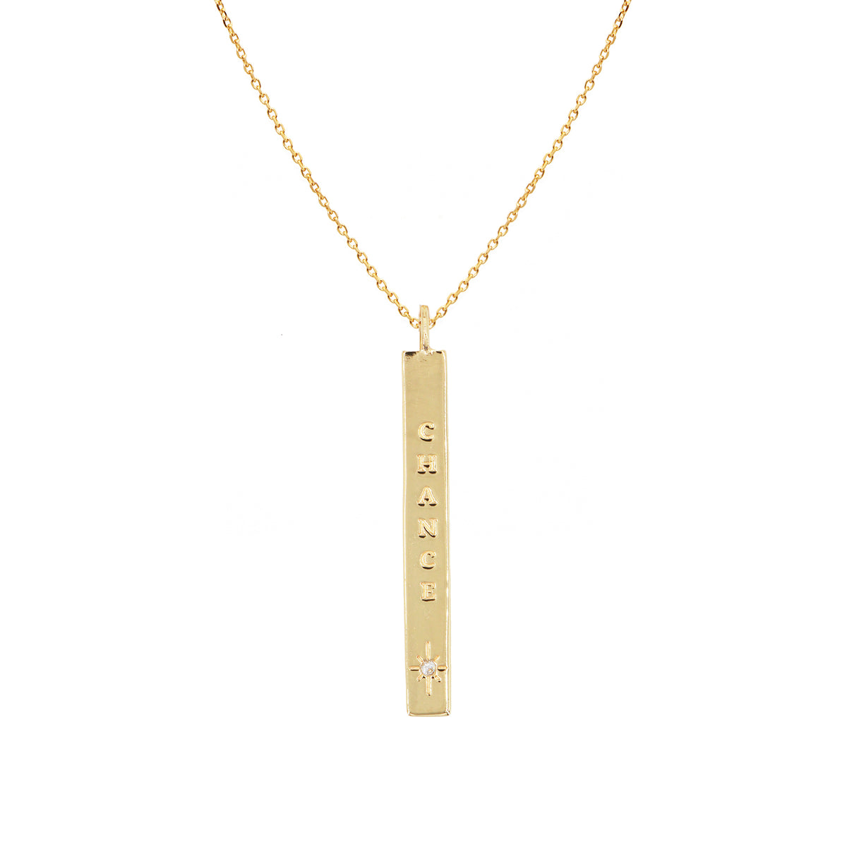 Collier Chance 48 - Or & Blanc