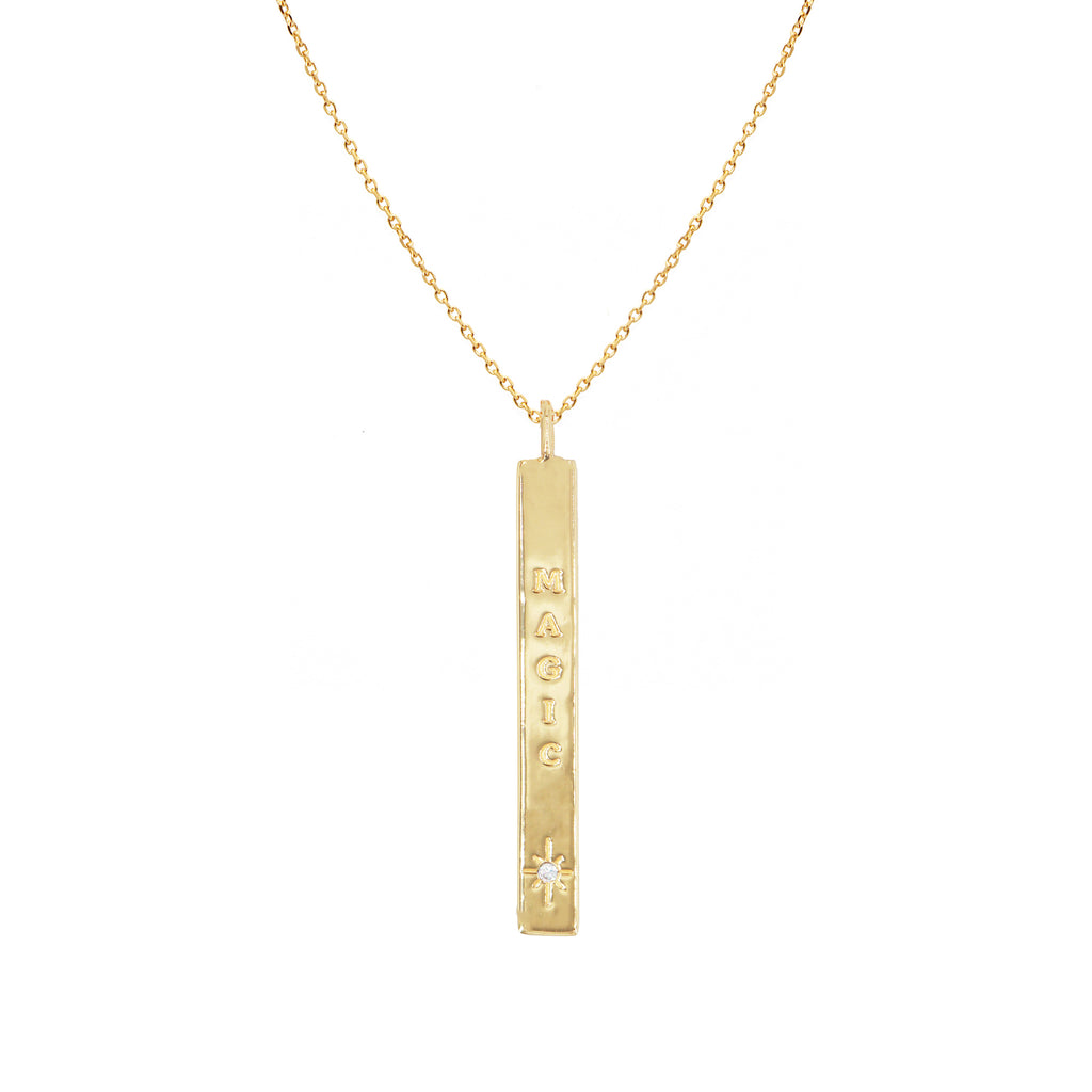 Collier Magic 48 - Or & Blanc