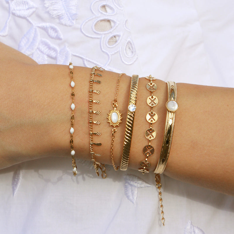 Jonc Tania Nacre - Nacre