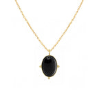 Collier New Calypso - Or & Agate Noire