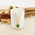 Sautoir New Calypso - Or & Turquoise