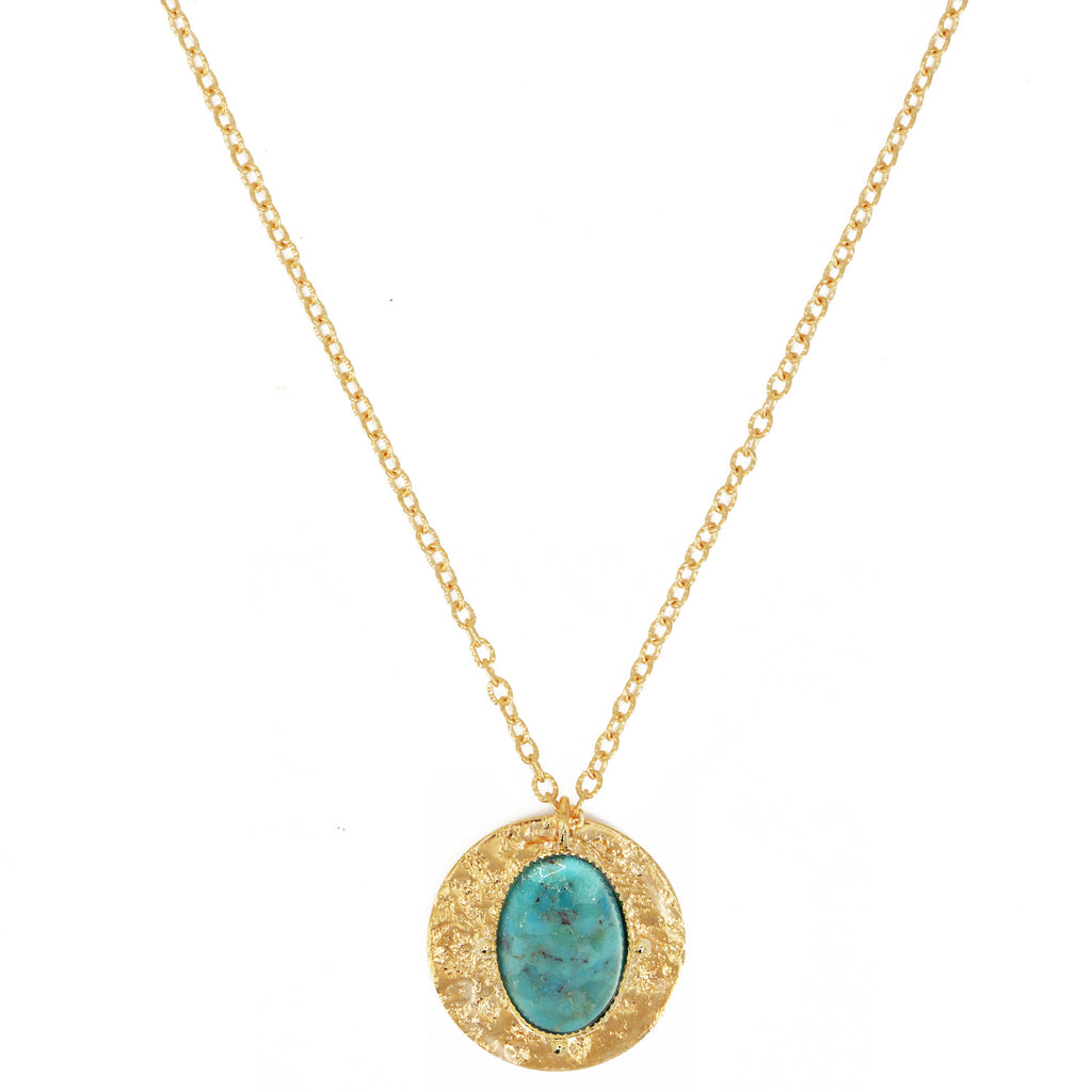 Sautoir New Calypso - Or & Turquoise