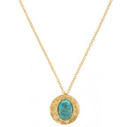Sautoir New Calypso - Or & Turquoise