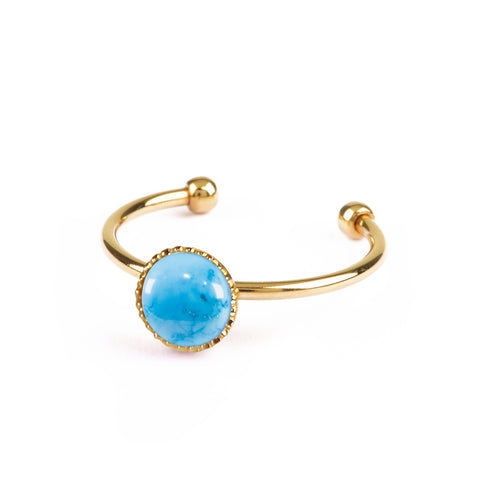 Bague Athena Turquoise - Or / Turquoise