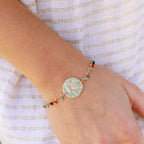 Aureus Multico Bracelet - Gold And Turquoise