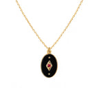 Collier Indie - Or & Noir