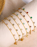 Bracelet Loulou Iolite  - Or /Iolite