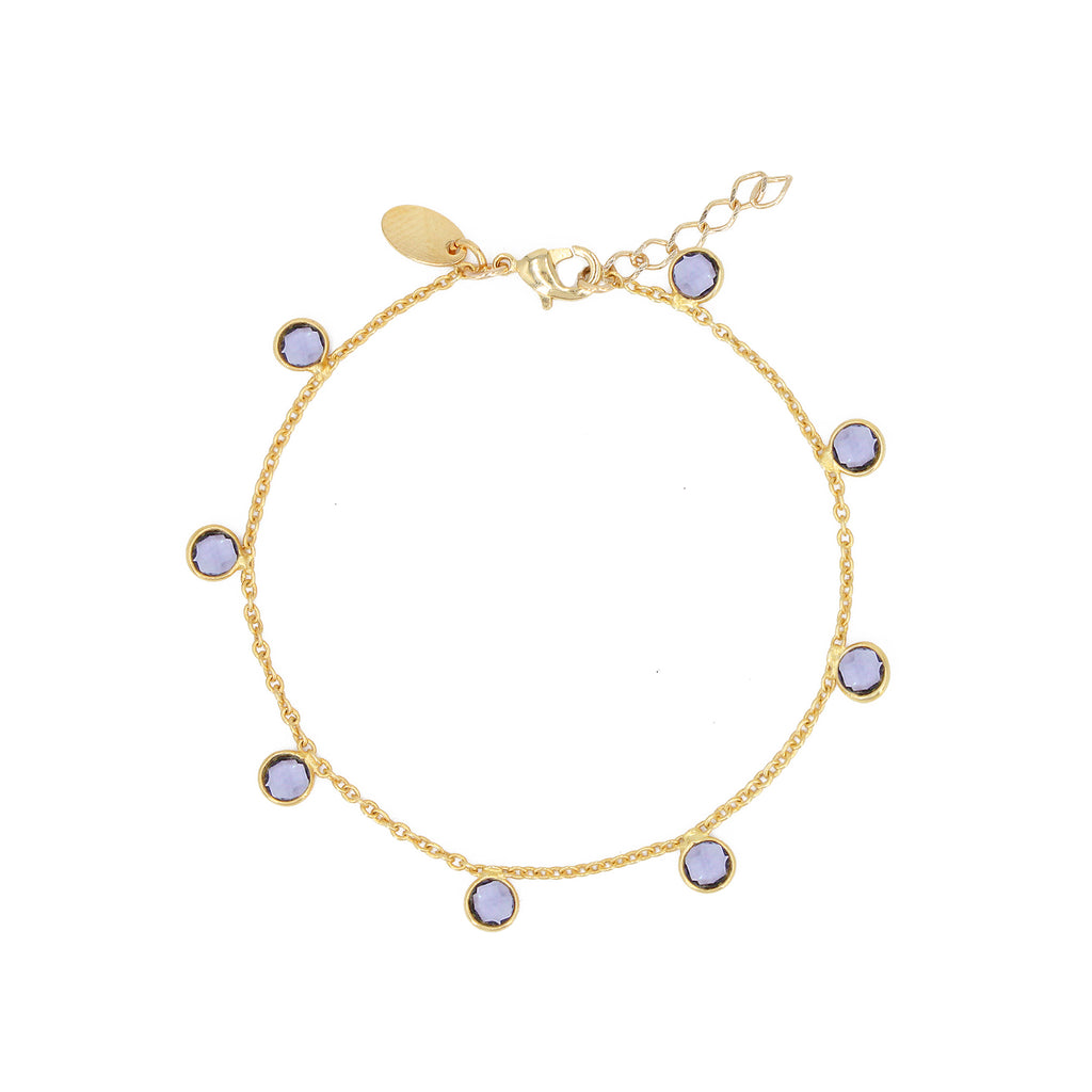 Bracelet Loulou - Or & Iolite
