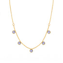 Collier Loulou Iolite  - Or /Iolite