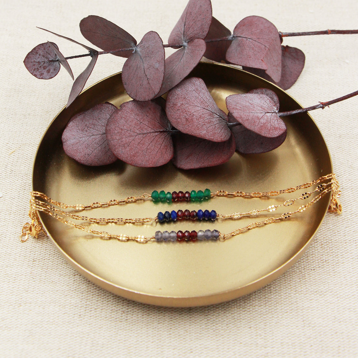 Bracelet Holy - Or & Lapis