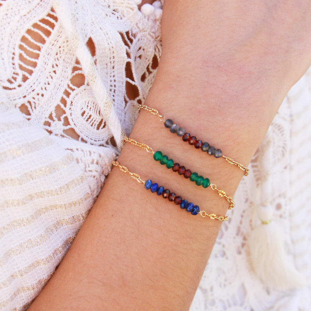 Armband Holy – Gold & Iolith