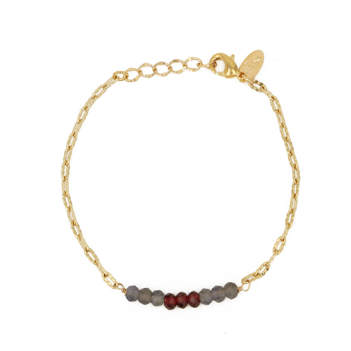 Holy Iolite Bracelet - Gold And Iolite