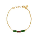 Bracelet Holy - Or & Agate Verte
