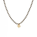 Collier Alena Noir Fleur - Or Et Noir