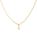 Collier Alphabet A - Or