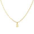 Collier Alphabet B - Or