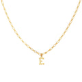 Collier Alphabet E - Or