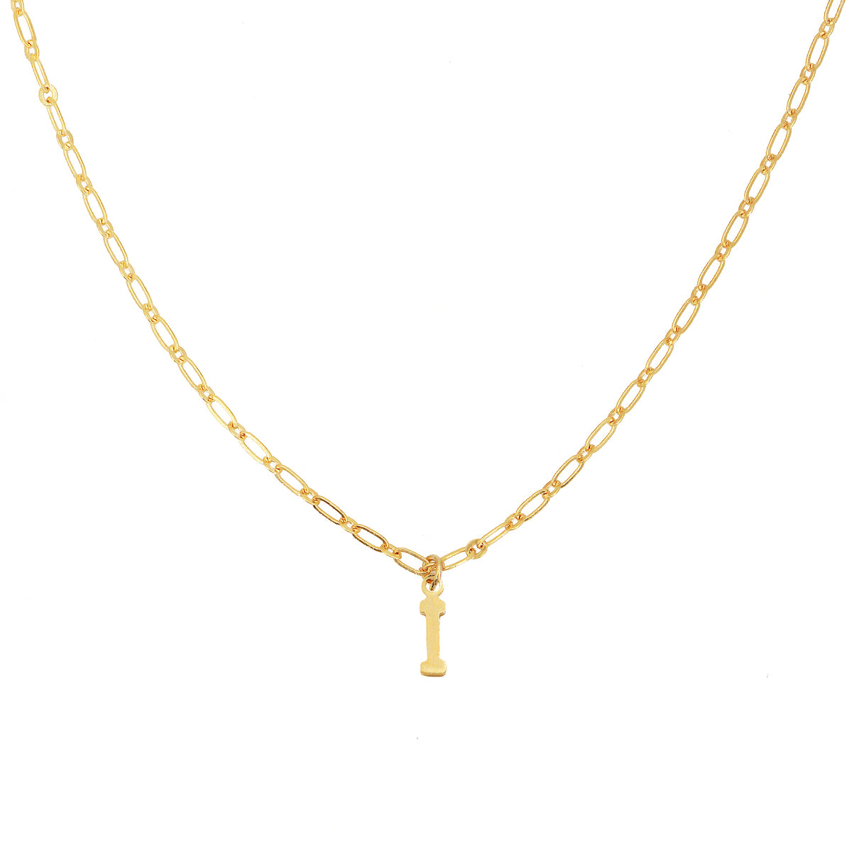 Collier Alphabet I - Or