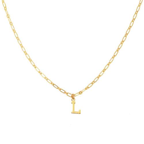 Collier Alphabet  L - Or
