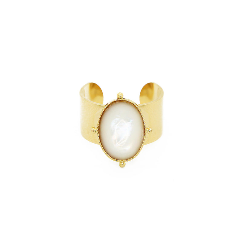 Bague New Calypso Agate Noire - Or / Agate Noire